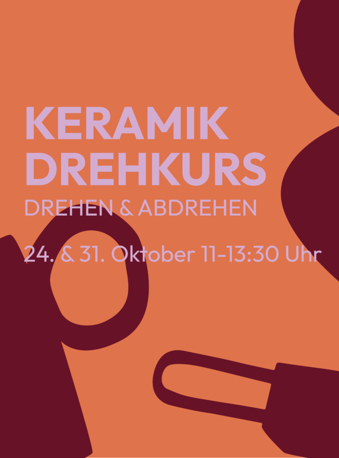 Keramik Dreh&shy;kurs<br>24. & 31.10.<br>11:00-13:30 Uhr